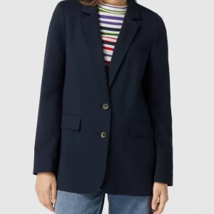 Jake*s Casual Blazer Mit Reverskragen – Dunkelblau 13