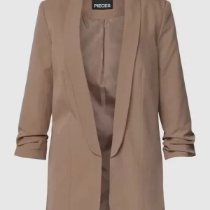 Pieces Blazer Mit Schalkragen – Taupe 9