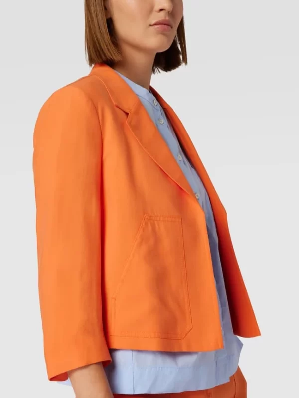 Comma Blazer Mit Reverskragen Modell ‘juni’ – Dunkel Orange 4