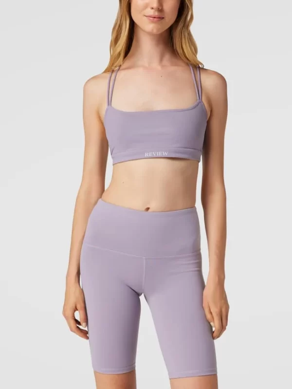 REVIEW Crop Top Mit Gekreuztem Rücken – Purple 5