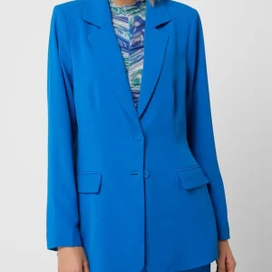 Minus Blazer Aus Krepp Modell ‘Velia’ – Ozean Blau 13