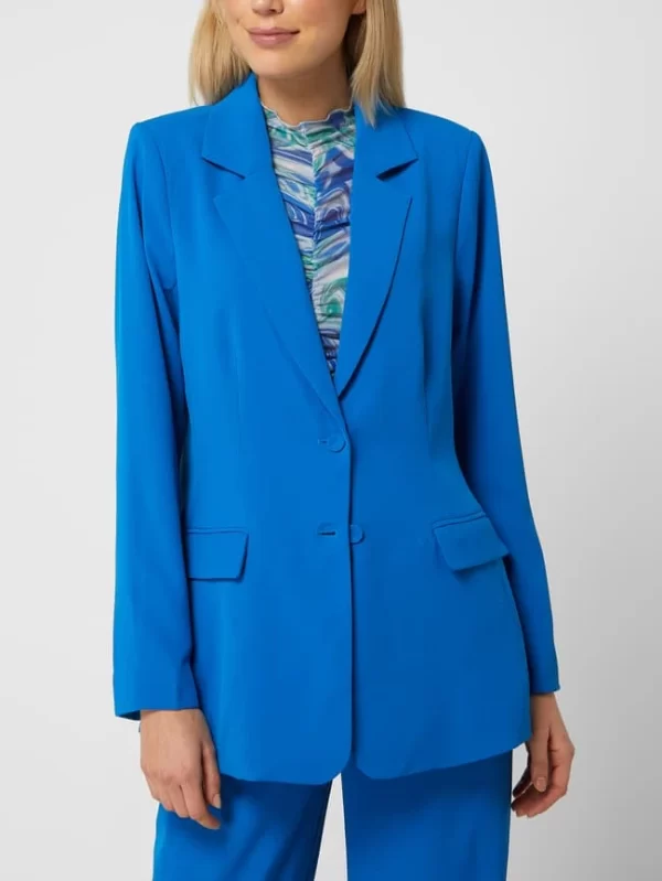 Minus Blazer Aus Krepp Modell ‘Velia’ – Ozean Blau 5