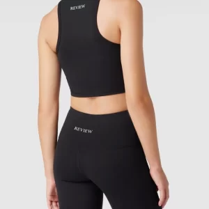 REVIEW Crop Top Mit Racerback – Schwarz 15