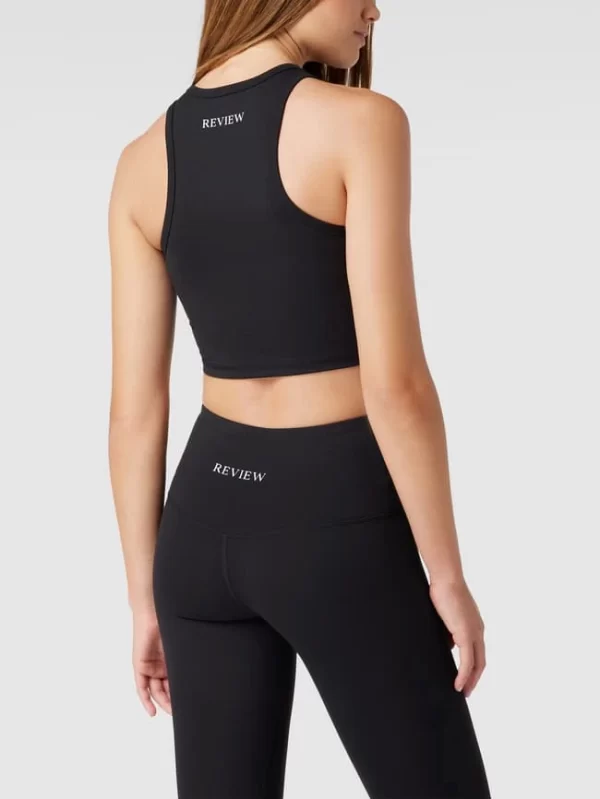 REVIEW Crop Top Mit Racerback – Schwarz 6