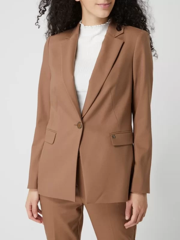 Comma Blazer Mit Stretch-Anteil – Camel 5