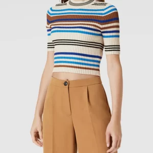 Only Crop Top Mit Streifenmuster Modell ‘MILLA’ – Royalblau 13