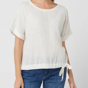 Gerry Weber Blusenshirt Aus Leinen – Offwhite 13