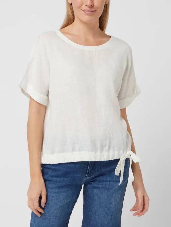 Gerry Weber Blusenshirt Aus Leinen – Offwhite 5