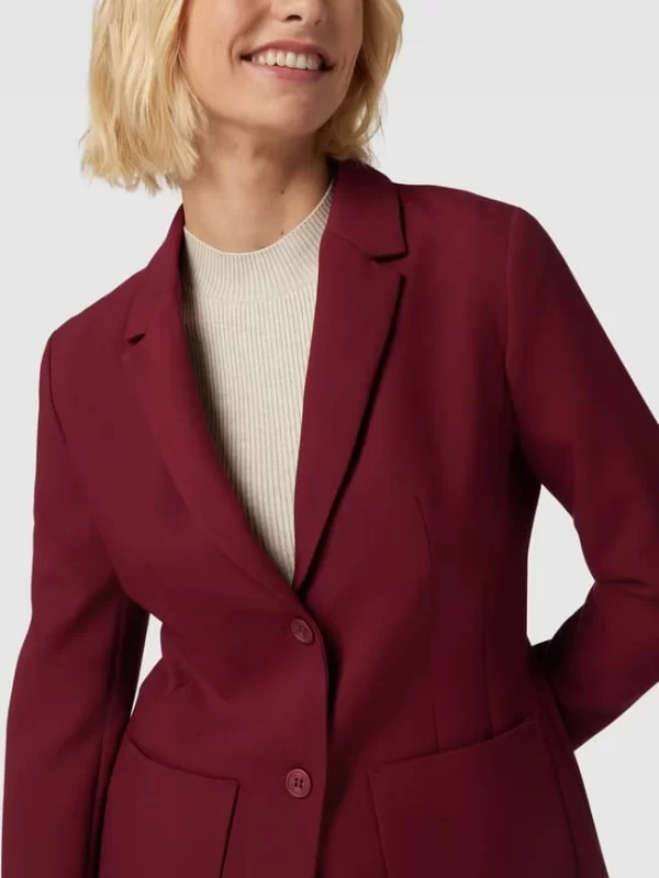 More & More Blazer Mit Eingrifftaschen – Bordeaux Rot 4