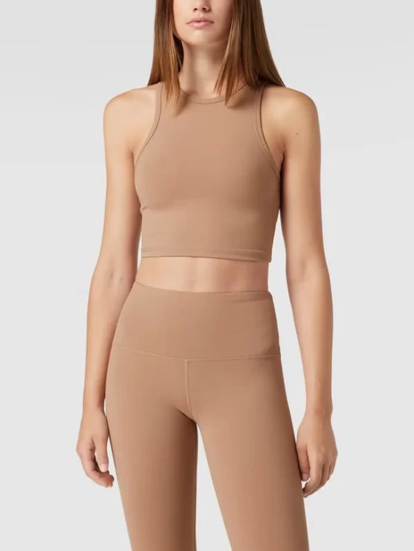 REVIEW Crop Top Mit Racerback – Taupe 5