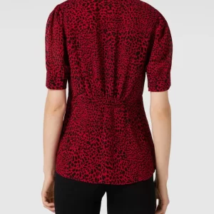 MICHAEL Michael Kors Blusenshirt Mit Animal-Print – Rot 15