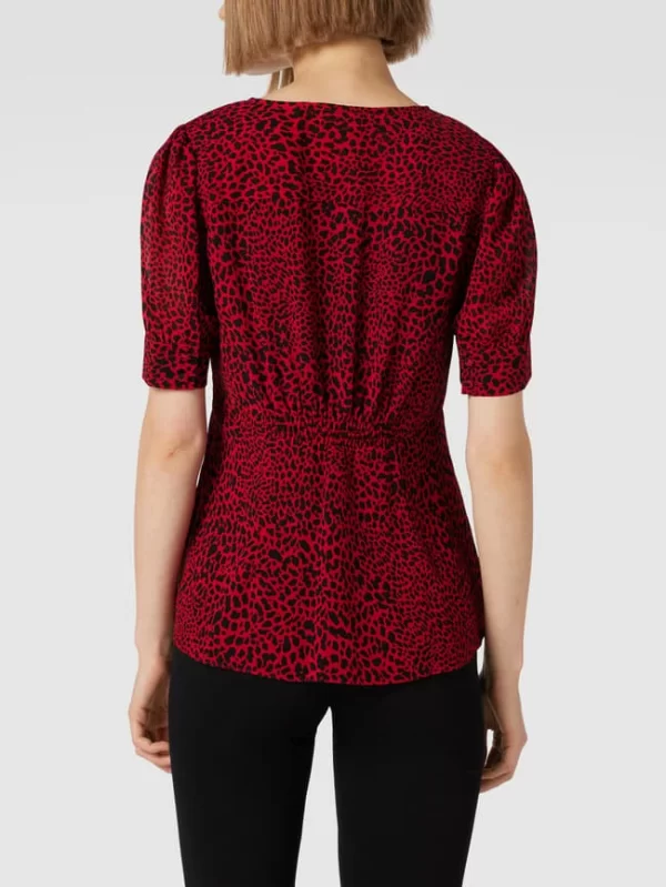 MICHAEL Michael Kors Blusenshirt Mit Animal-Print – Rot 6