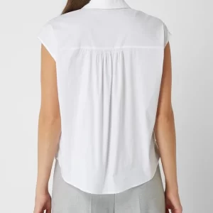 Comma Bluse Mit Angeschnittenen Ärmeln – Offwhite 15