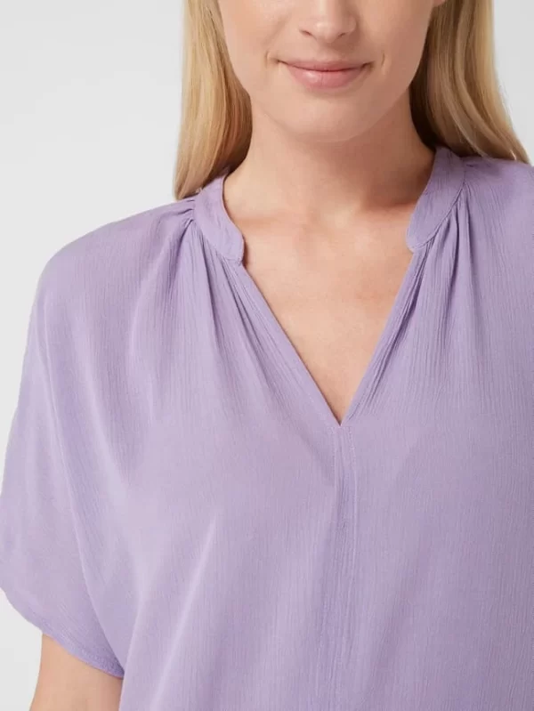 Montego Blusenshirt Mit Angeschnittenen Ärmeln – Violett 4