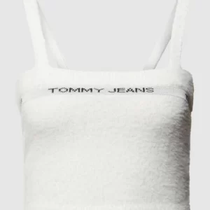 Tommy Jeans Crop Top Mit Label-Schriftzug – Weiß 9