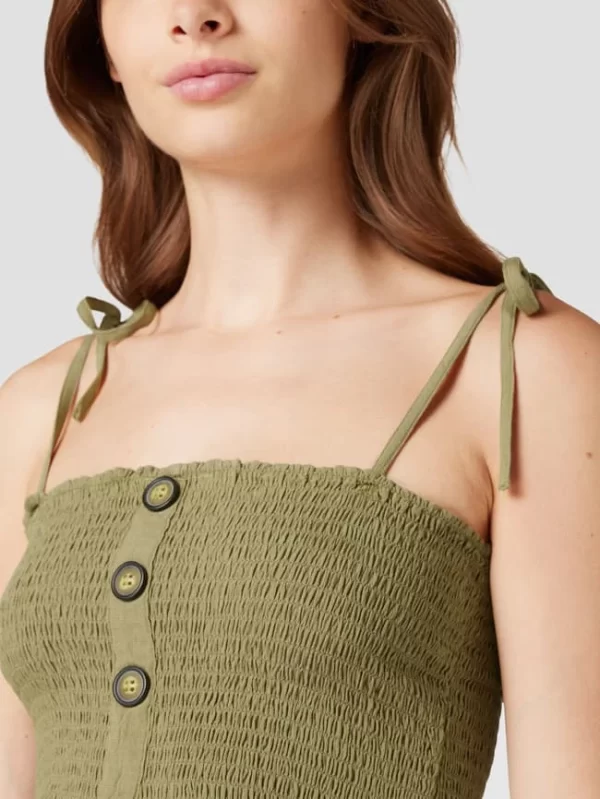 Only Crop Top Mit Smok-Details – Schilf 4