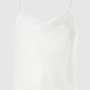 Jake*s Cocktail Crop Top Aus Satin – Ecru 9