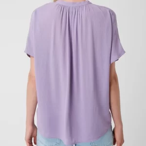 Montego Blusenshirt Mit Angeschnittenen Ärmeln – Violett 15