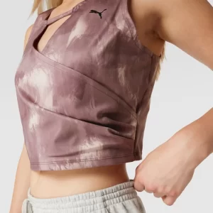 PUMA PERFORMANCE Crop Top Mit Wickel-Optik Modell ‘STUDIO’ – Altrosa 11