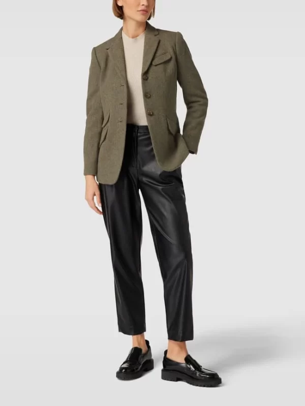 Lauren Ralph Lauren Blazer Mit Allover-Muster Modell ‘DRAYA-BLAZER’ – Haselnuss Braun 1