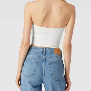 BDG Urban Outfitters Crop Top In Ripp-Optik – Weiß 15