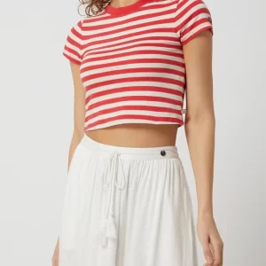 Superdry Cropped T-Shirt Aus Baumwolle – Rot 13