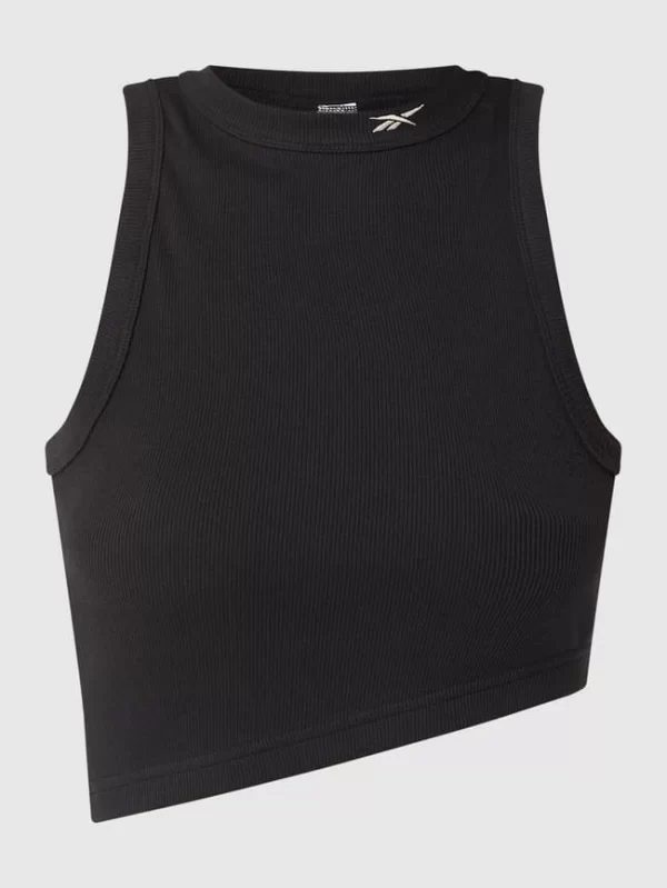 Reebok Active Crop Top Mit Logo – Schwarz 3