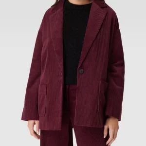 Christian Berg Woman Blazer In Ripp-Optik – Bordeaux Rot 13