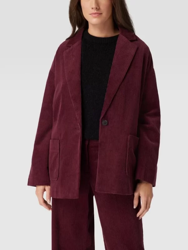 Christian Berg Woman Blazer In Ripp-Optik – Bordeaux Rot 5