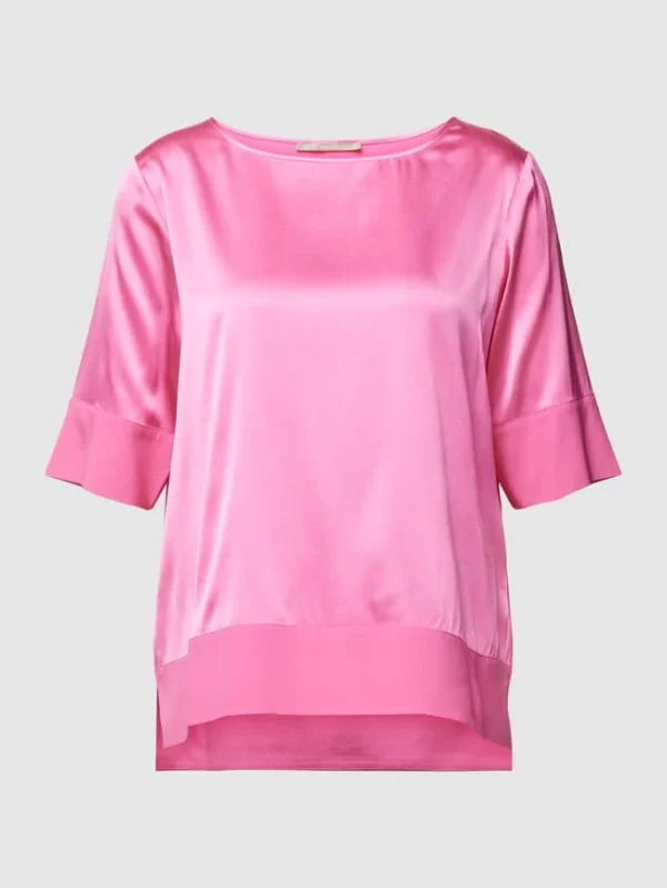 (The Mercer) N.Y. Blusenshirt Mit Rundhalsausschnitt – Rosa 1