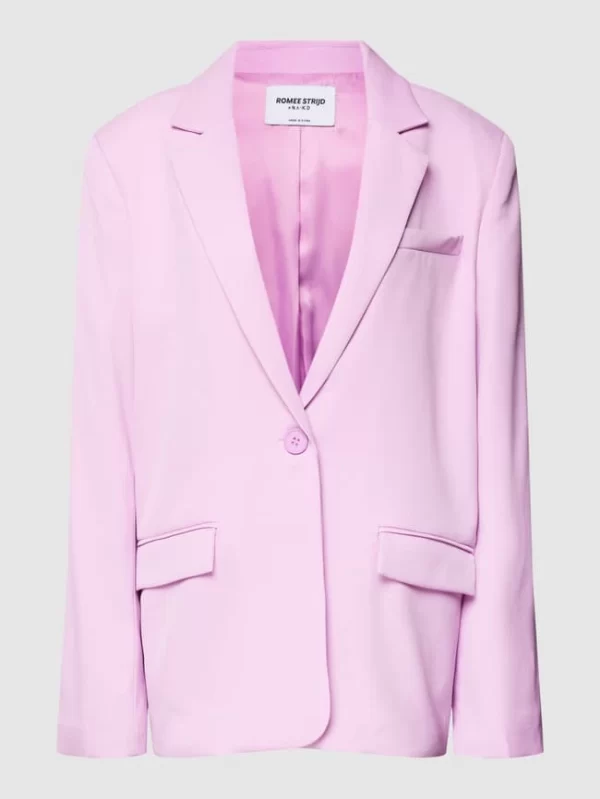 NA-KD Oversized Blazer Mit Reverskragen – Rosa 3