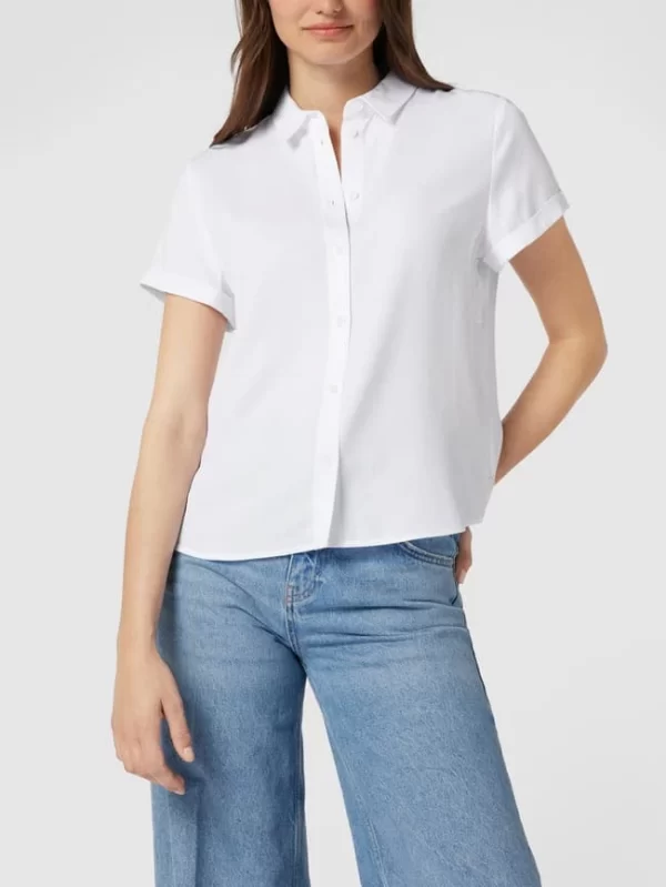 Marc O’Polo Denim Bluse Mit Knopfleiste – Weiß 5