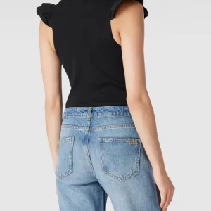 Marc O’Polo Denim Body Mit Volantärmeln – Schwarz 15