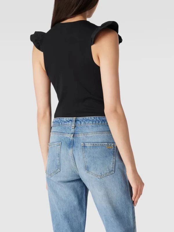 Marc O’Polo Denim Body Mit Volantärmeln – Schwarz 6