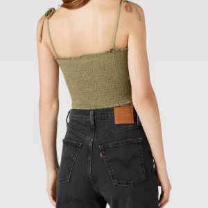 Only Crop Top Mit Smok-Details – Schilf 15