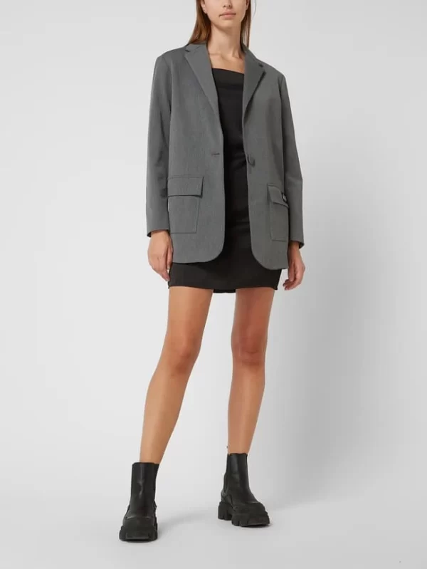 ARMANI EXCHANGE Blazer Mit Stretch-Anteil – Dunkelgrau 1