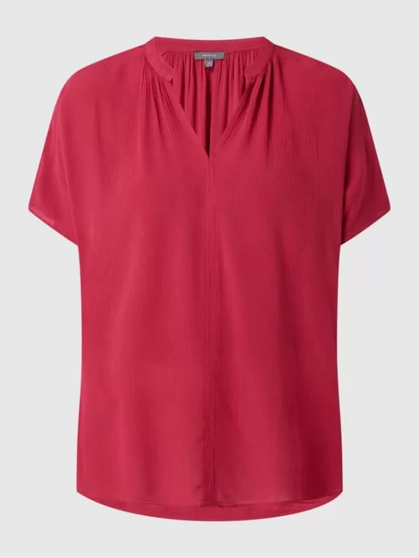 Montego Blusenshirt Mit Angeschnittenen Ärmeln – Fuchsia 3