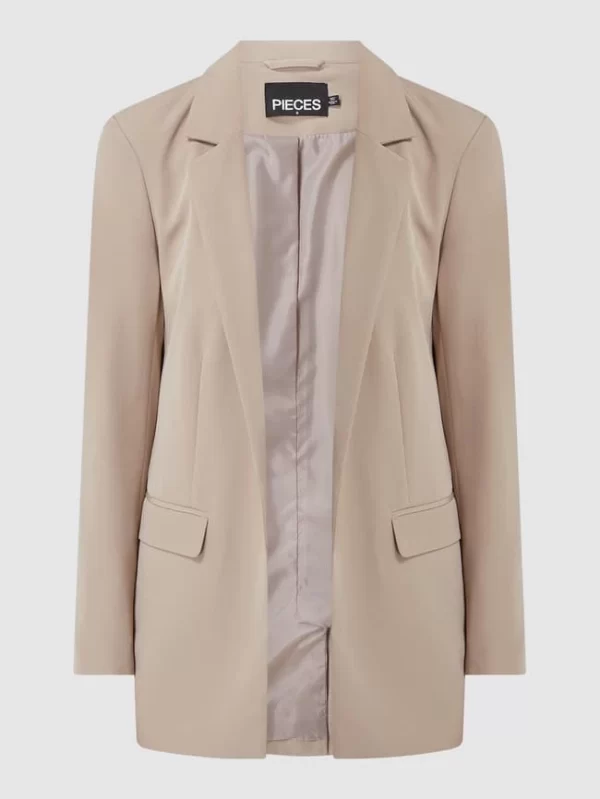 Pieces Blazer Mit Reverskragen Modell ‘Bossy’ – Taupe 3