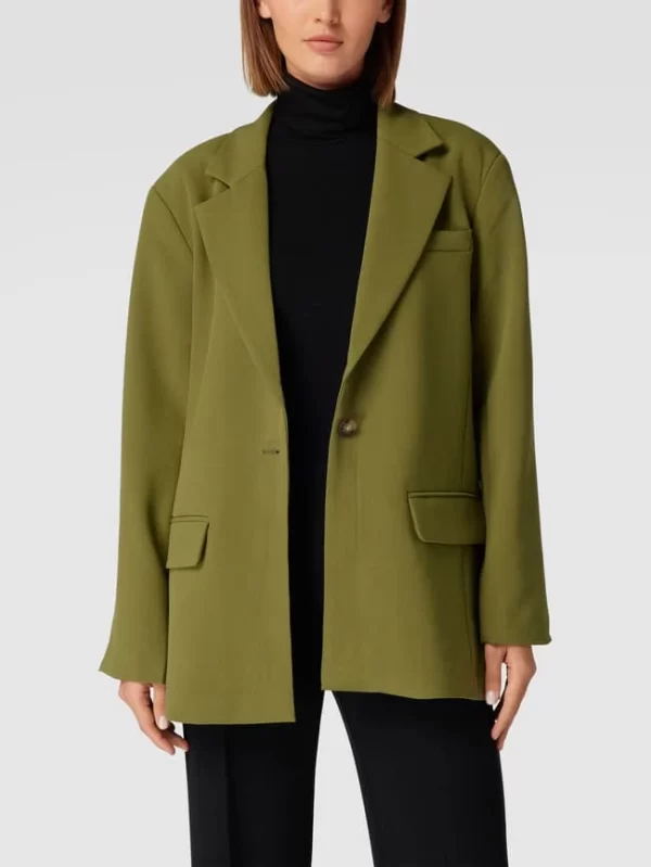 MOSS COPENHAGEN Blazer Mit Pattentaschen Modell ‘Taira’ – Khaki 5