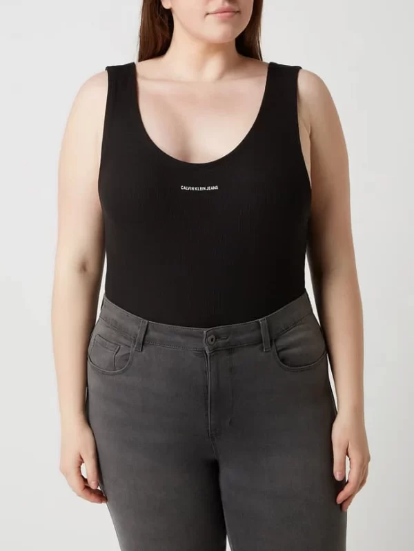 Calvin Klein Jeans Plus PLUS SIZE Body Mit Stretch-Anteil – Schwarz 5