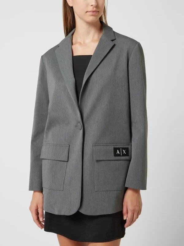 ARMANI EXCHANGE Blazer Mit Stretch-Anteil – Dunkelgrau 5