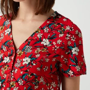 Vero Moda Cropped Bluse Mit Knotendetail Modell ‘Simply’ – Rot 12