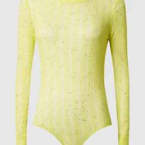 Pepe Jeans Pepe Jeans X Dua Lipa Body Mit Effektgarn – Neon Gelb 9