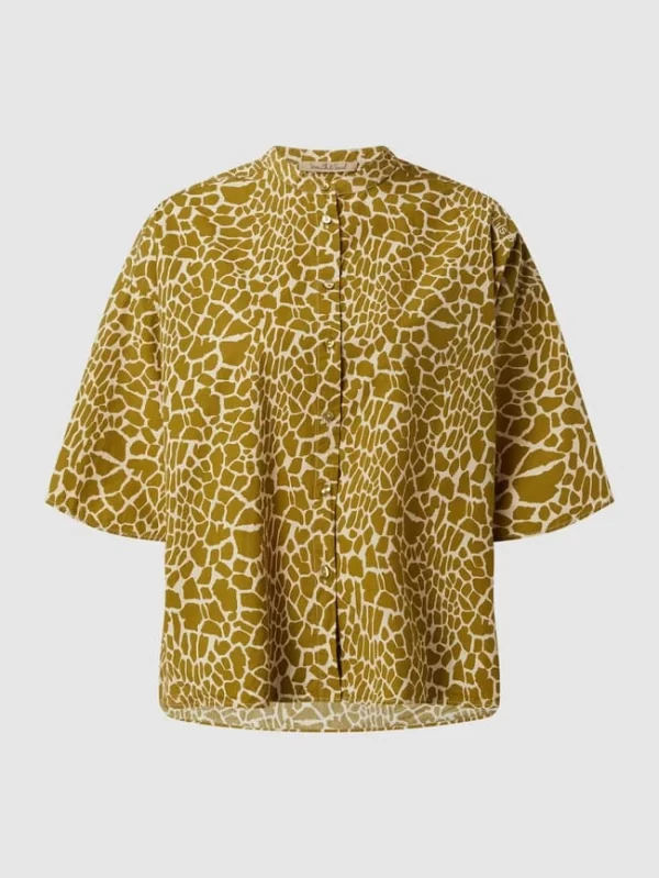 Smith And Soul Bluse Mit Animal-Print – Olivgrün 3