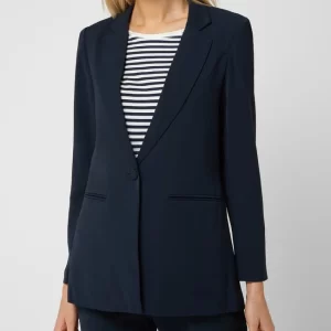 Neo Noir Blazer Mit Reverskragen Modell ‘Avery’ – Marineblau 13