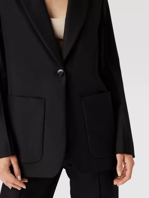 Marc Cain Blazer Mit Strukturmuster – Schwarz 4