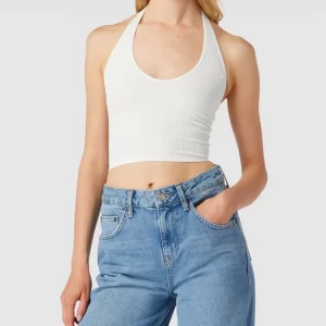 BDG Urban Outfitters Crop Top In Ripp-Optik – Weiß 13