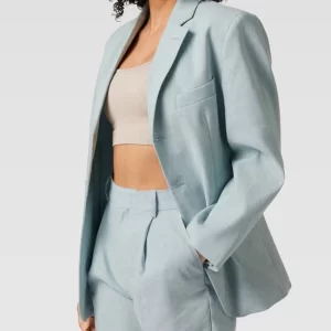 Mango Blazer Mit Pattentaschen – Bleu 13