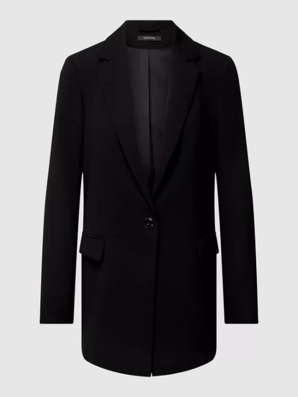 Comma Blazer Mit Pattentaschen – Schwarz 3