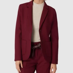 More & More Blazer Mit Eingrifftaschen – Bordeaux Rot 13